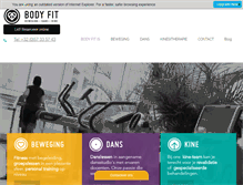 Tablet Screenshot of bodyfit.be